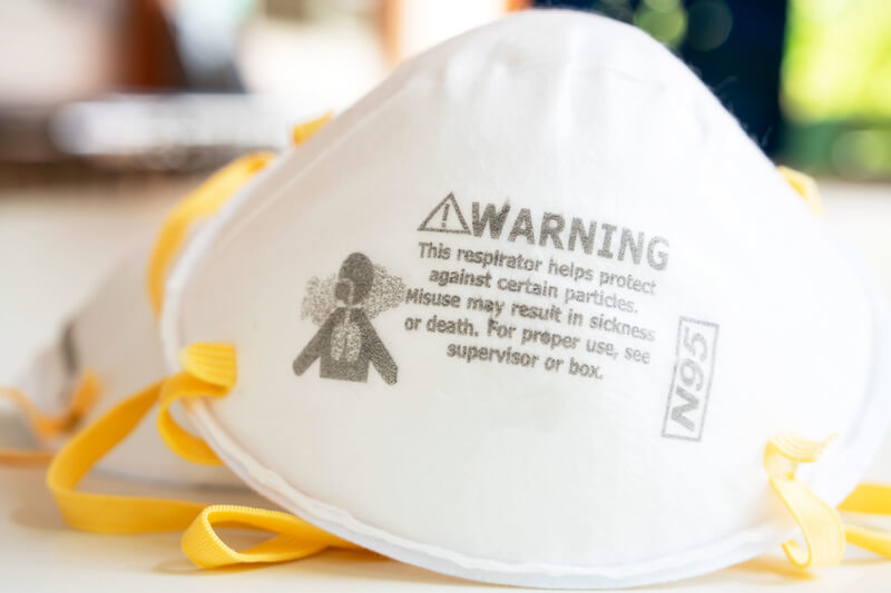 bigstock N Respirators on White Back 367101844